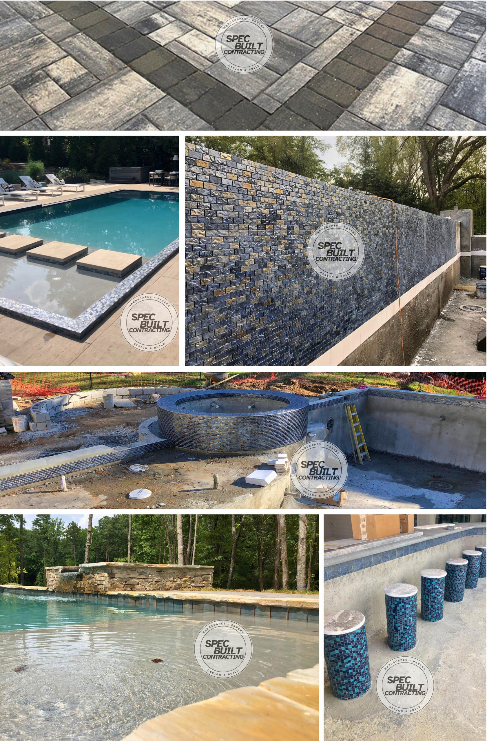 Spec Built Contracting Paver, Pool Tile install in Jacksonville FL by Spec Built Contracting